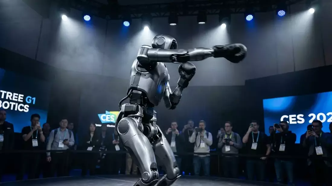 Unitree G1: Boxender Roboter begeistert auf der CES - Bild: über boerse-global.de
