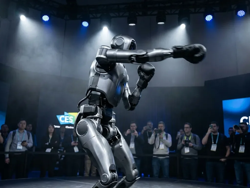 Unitree G1: Boxender Roboter begeistert auf der CES - Foto: über boerse-global.de