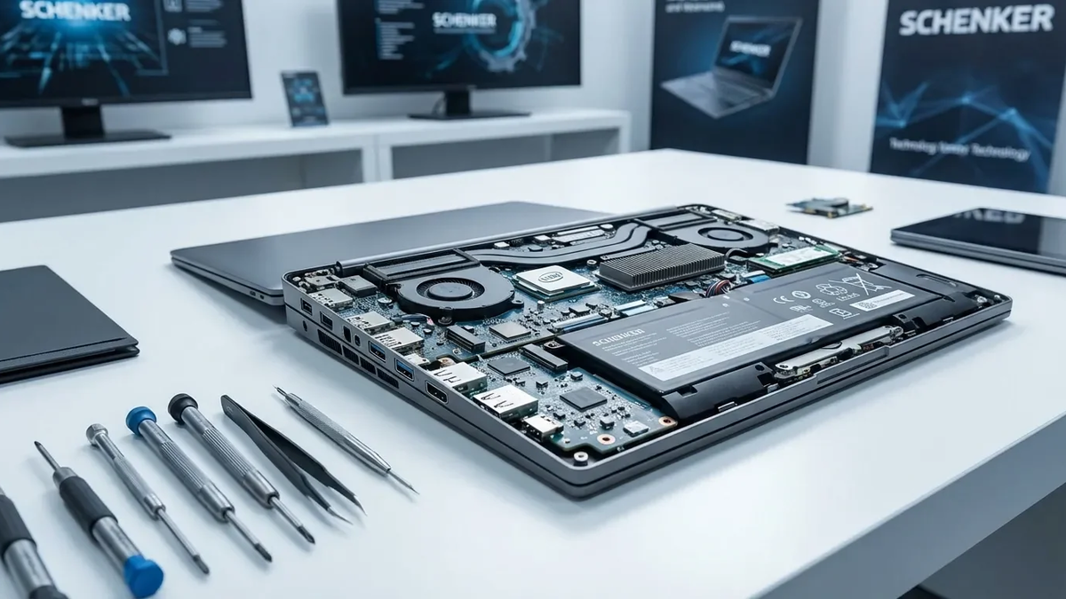 Schenker Element 16: Deutscher Hersteller greift Framework mit modularer Laptop-Revolution an - Foto: über boerse-global.de