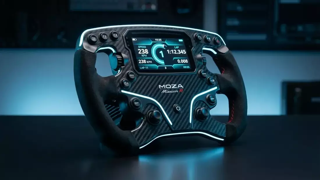 Moza Racing lanciert mit Porsche Mission R Lenkrad neue Premium-Klasse - Bild: über boerse-global.de