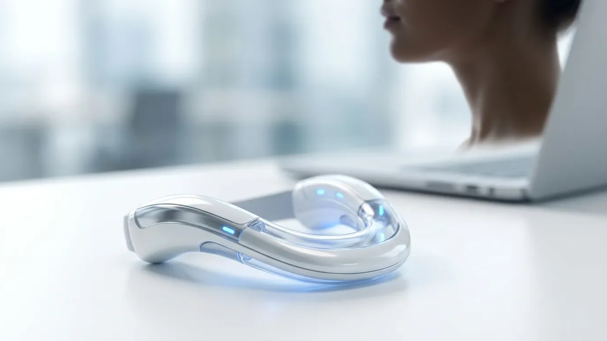 Kiefer-Tracker bekämpfen Tech-Neck und Nackenschmerzen - Foto: über boerse-global.de