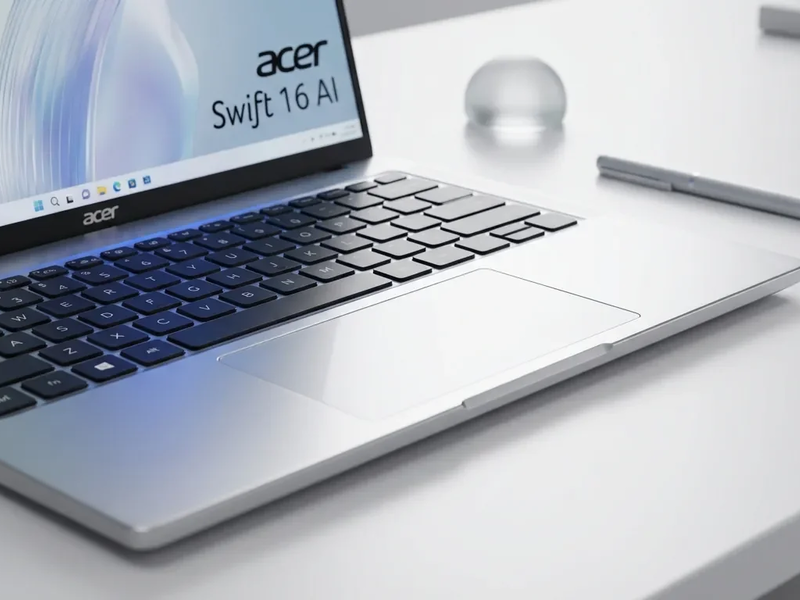 Acer Swift 16 AI: Riesiges Haptic-Touchpad revolutioniert Laptops - Foto: über boerse-global.de