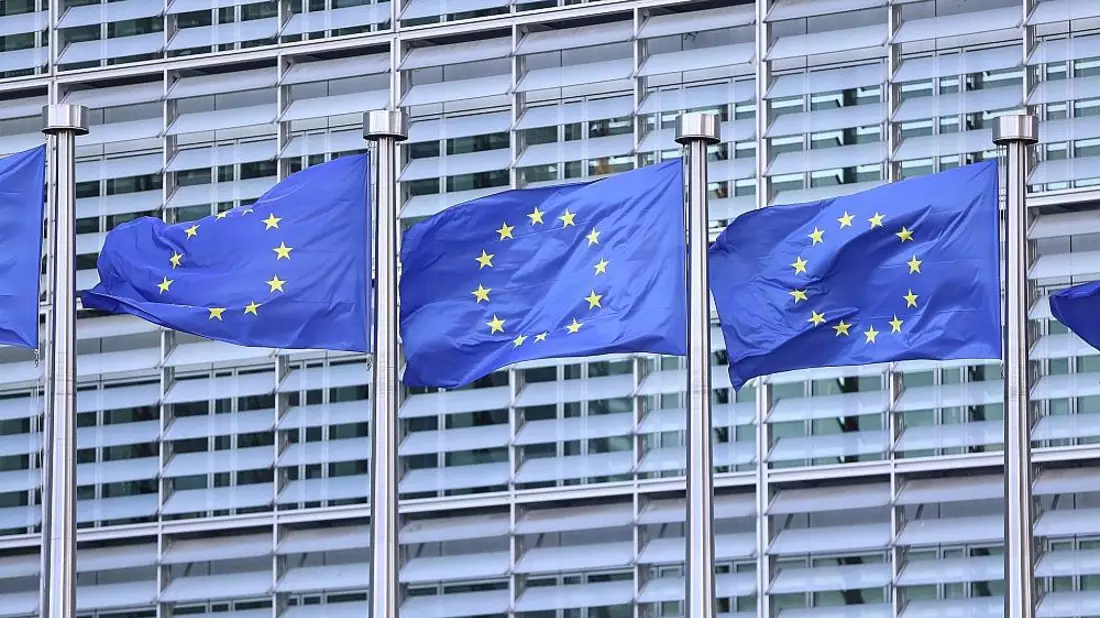 EU-Fahnen (Archiv) - Bild: via dts Nachrichtenagentur