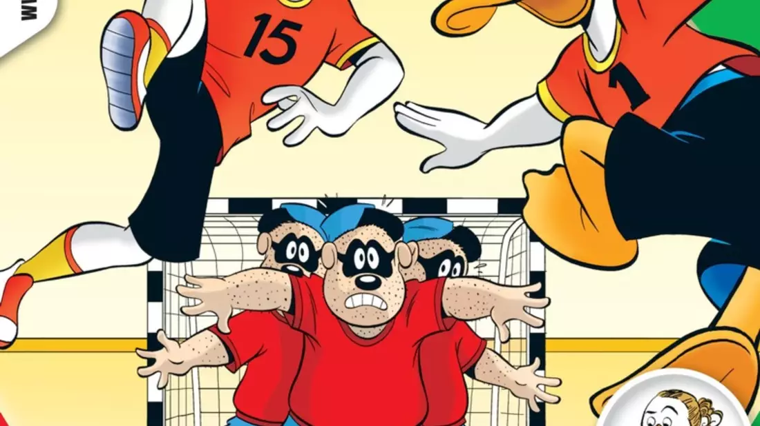 Handball-Comics mit Juri Knorr und Andraes Wolff im Micky Maus Magazin! - Bild: presseportal.de