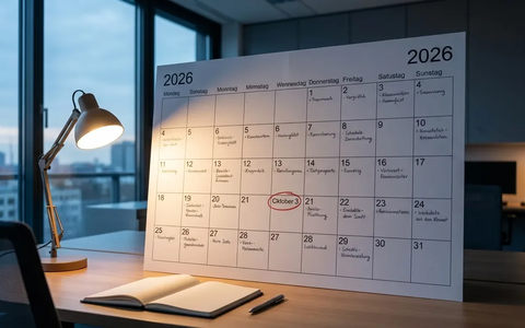 2026 wird zum Marathon-Jahr mit 253 Arbeitstagen - Foto: über boerse-global.de