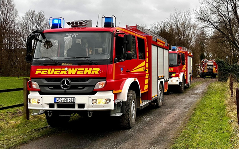 FW Hünxe: Ausgelöste Brandmeldeanlage in Bucholtwelmen - Foto: presseportal.de