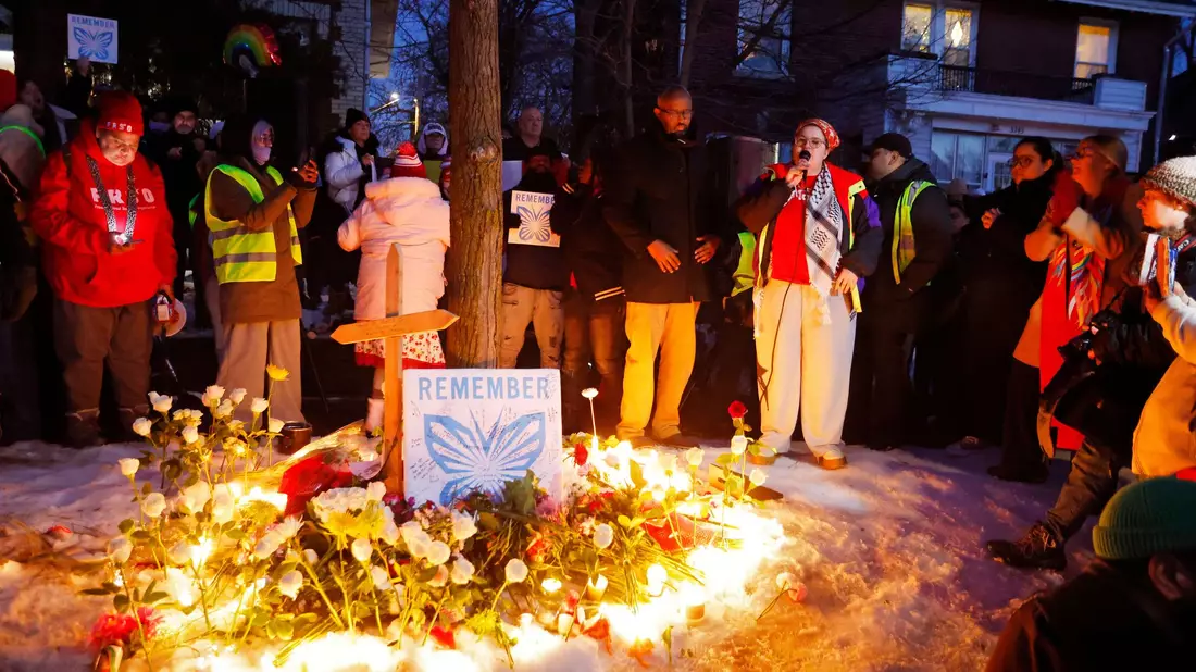 Bereits unmittelbar nach dem tödlichen Vorfall kam es zu Protesten. - Bild: Bruce Kluckhohn/AP/dpa