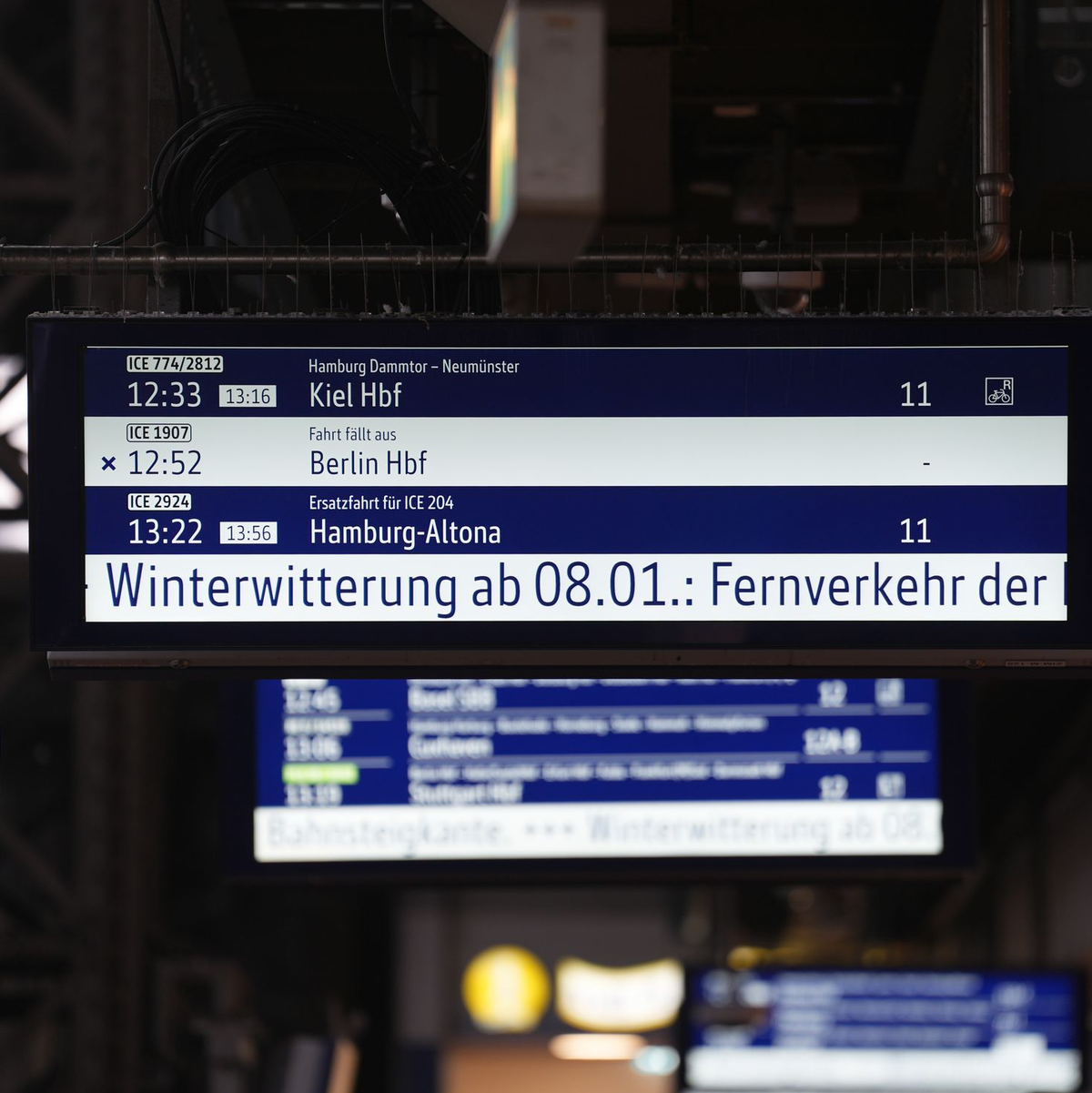 Der Fernverkehr der Deutschen Bahn in Norddeutschland ist betroffen.  - Foto: Marcus Brandt/dpa