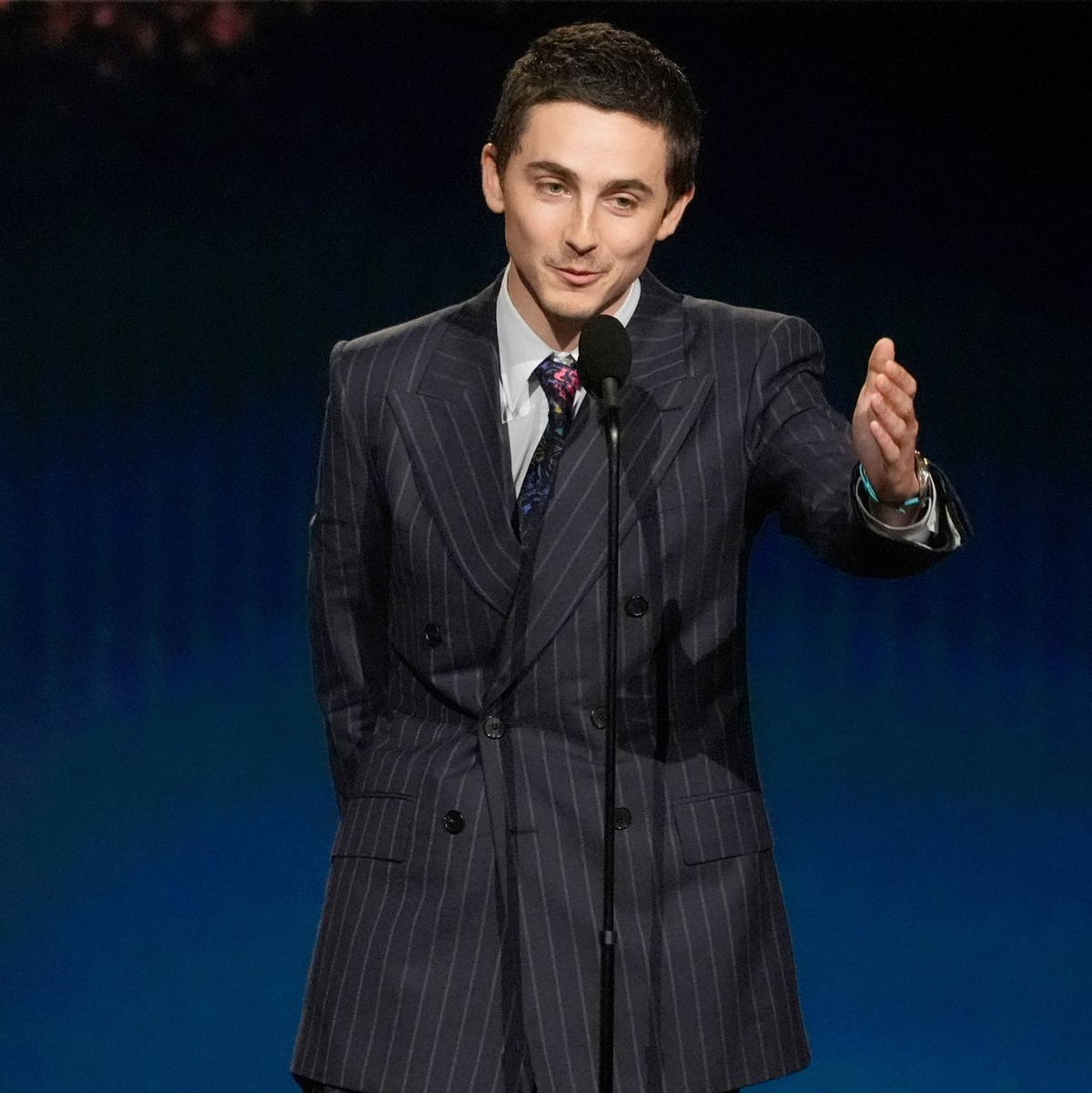 Timothée Chalamet macht für «Marty Supreme» aktuell Werbung im Charakter seiner neuen Filmrolle (Archivbild). - Foto: Chris Pizzello/Invision/AP/dpa