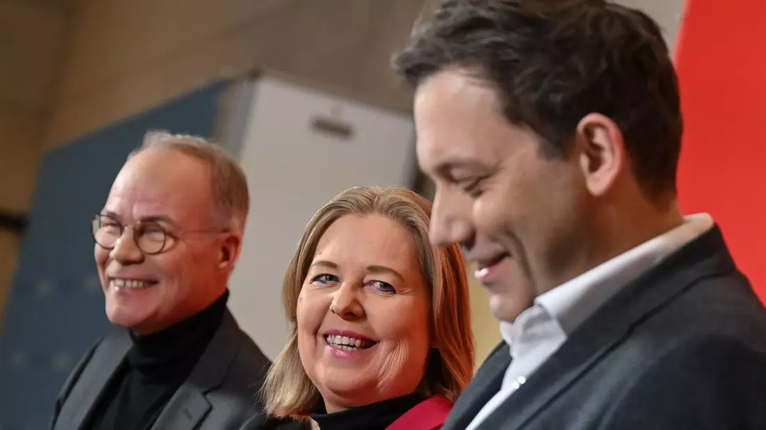 Die SPD-Chefs sprechen heute bei der Fraktionsklausur.  - Bild: Britta Pedersen/dpa