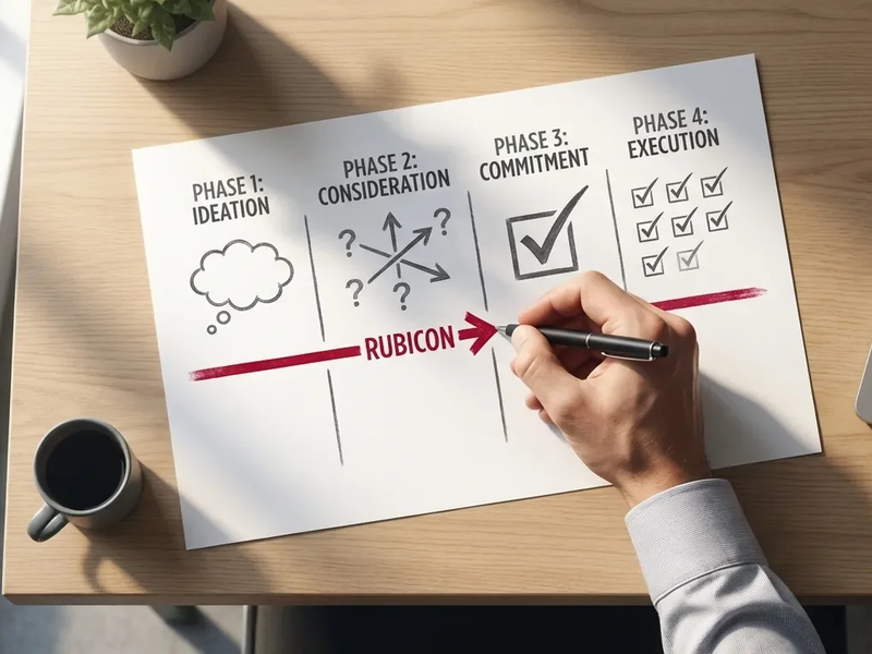 Rubikon-Modell: Warum Ihre Neujahrsvorsätze jetzt scheitern - Foto: über boerse-global.de