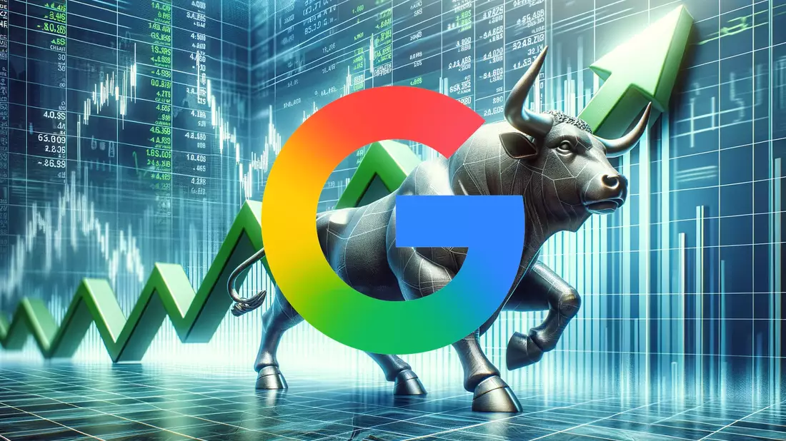 El impulso de la IA catapulta a Alphabet en Bolsa Illustration mit AI erstellt übermittelt durch boerse-global.de