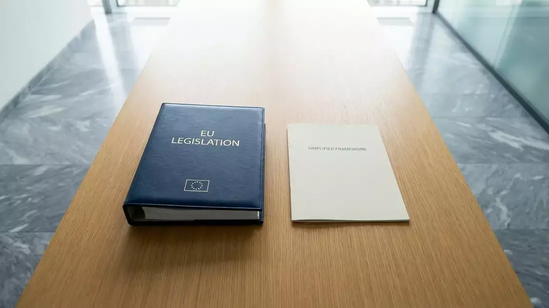 EU-Kommission schafft Nachhaltigkeitsregeln für 90 Prozent der Firmen ab Illustration mit AI erstellt übermittelt durch boerse-global.de