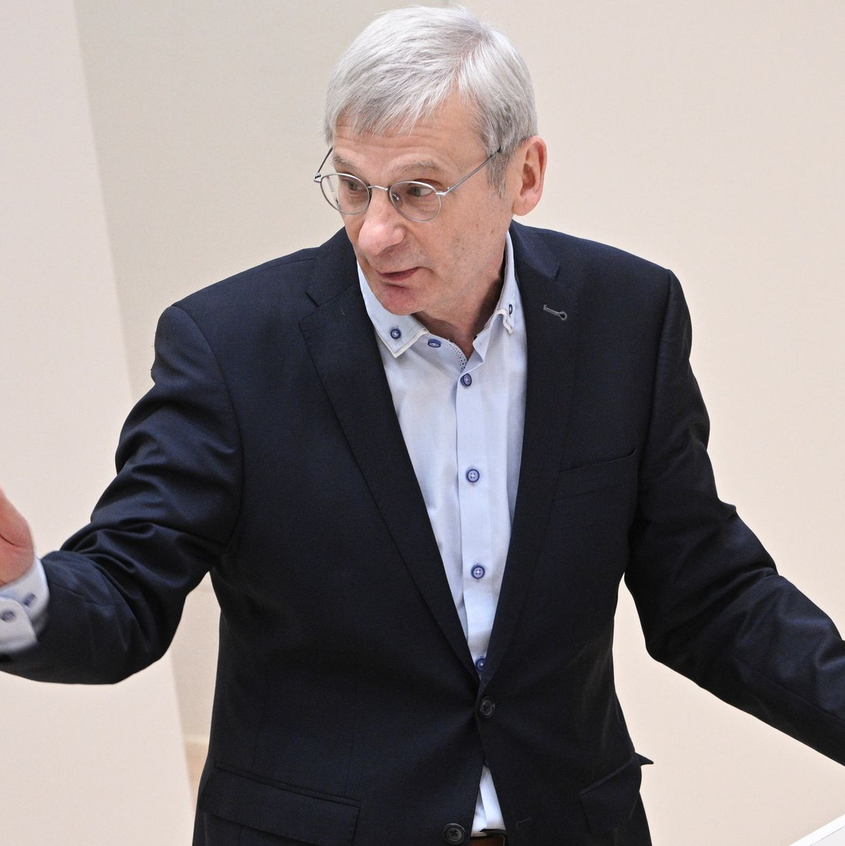 Die AfD will eine Neuwahl - der Antrag scheitert im Brandenburger Landtag. - Foto: Jens Kalaene/dpa