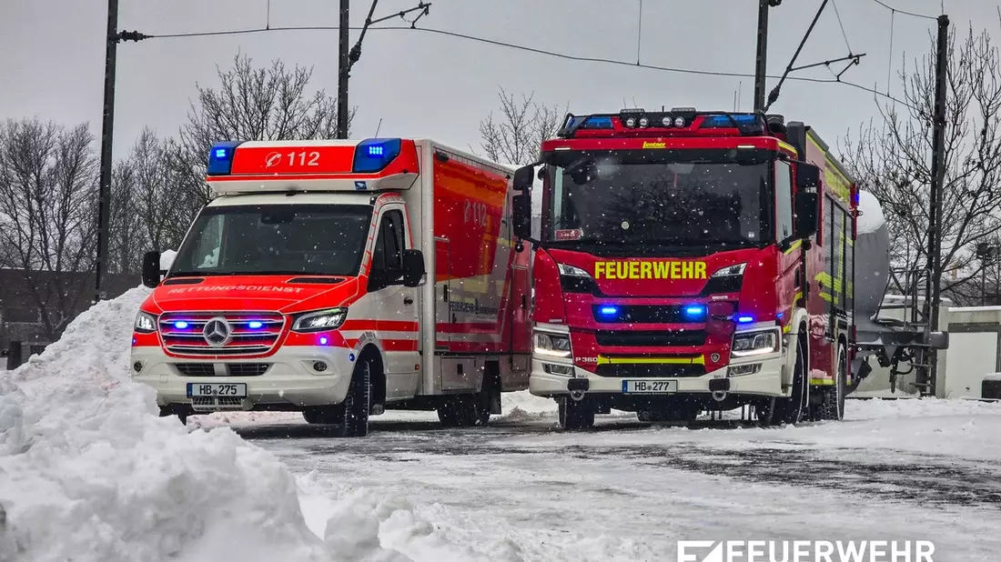 FW Bremerhaven: Feuerwehr Bremerhaven beobachtet Wetterlage - Bild: presseportal.de