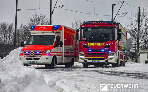 FW Bremerhaven: Feuerwehr Bremerhaven beobachtet Wetterlage - Foto: presseportal.de