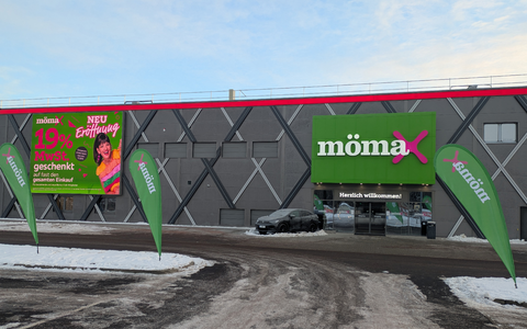 mömax in Rangsdorf - Foto: XXXLutz KG über pressetext.de