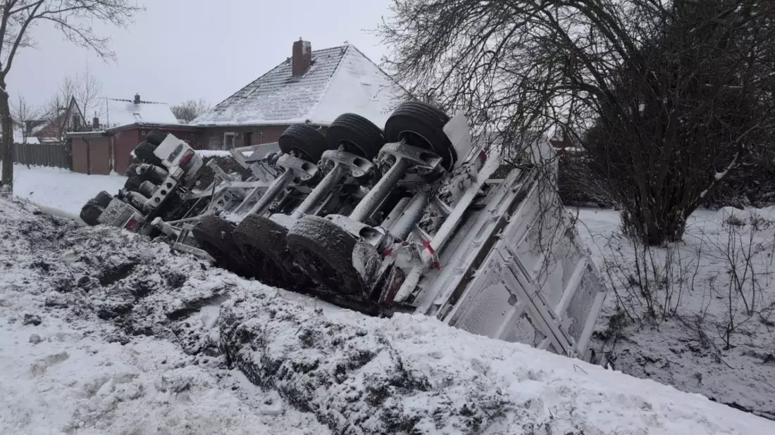 POL-CUX: Zweite Zwischenbilanz zur Wetterlage und dem Verkehrsunfallgeschehen innerhalb der Polizeiinspektion Cuxhaven (Foto im Anhang) - Bild: presseportal.de