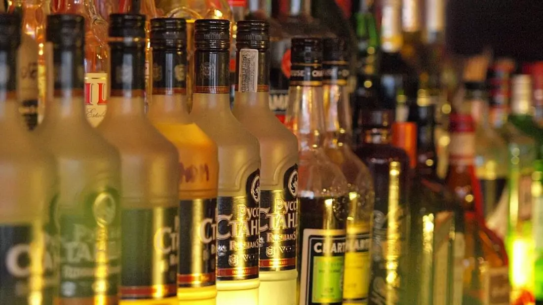 Wodka-Flaschen (Archiv) - Bild: via dts Nachrichtenagentur