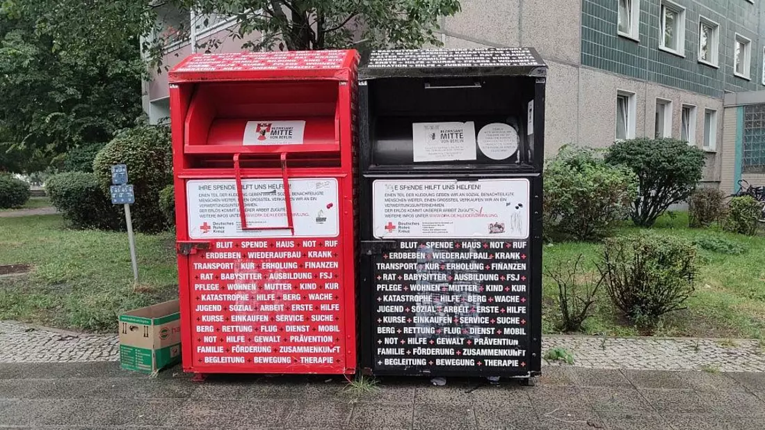 Sammelcontainer für Altkleider (Archiv) - Bild: via dts Nachrichtenagentur