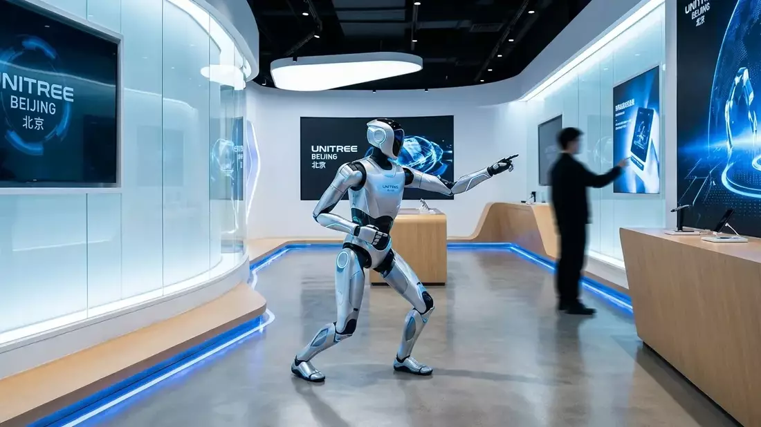 Unitree Robotics eröffnet weltweit ersten Humanoiden-Showroom in Peking - Bild: über boerse-global.de