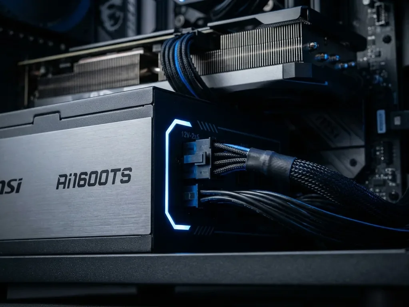 MSI MPG Ai1600TS: Netzteil mit aktiver Schutzschaltung gegen GPU-Brandgefahr - Foto: über boerse-global.de