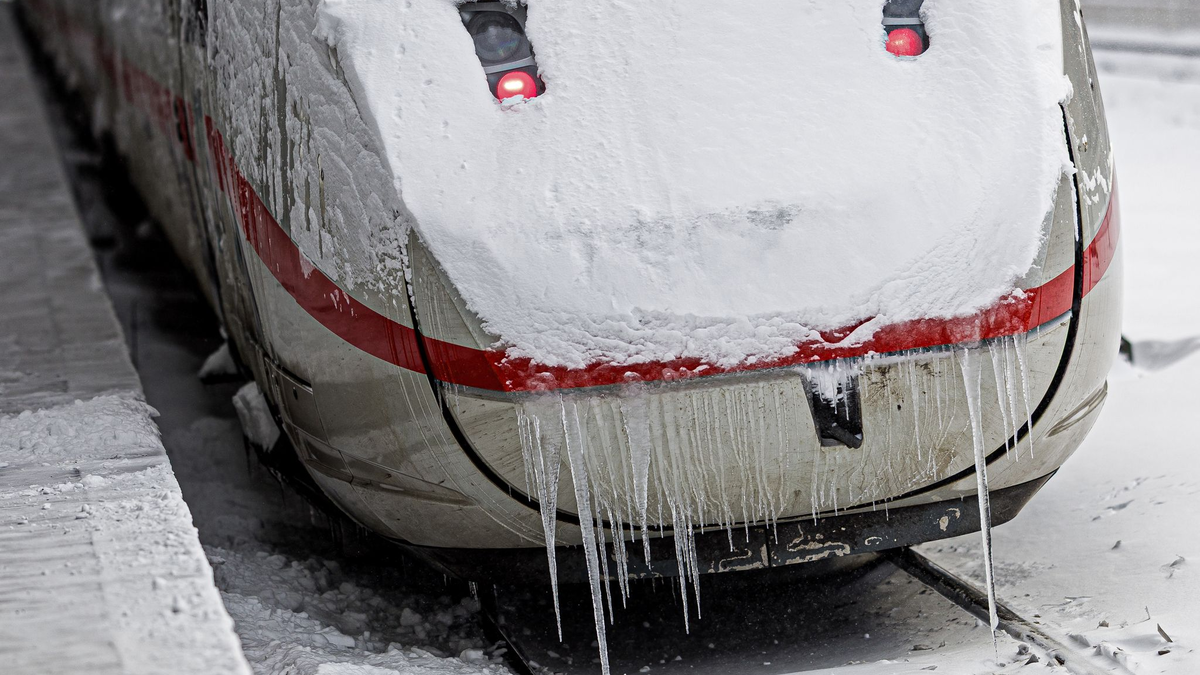 Die Bahn gerät bei Extremwetterlagen immer wieder in Bedrängnis. (Archivbild) - Foto: Moritz Frankenberg/dpa