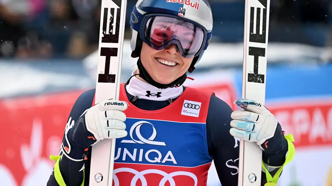 In bestechender Form: US-Skistar Lindsey Vonn. - Bild: Barbara Gindl/APA/dpa