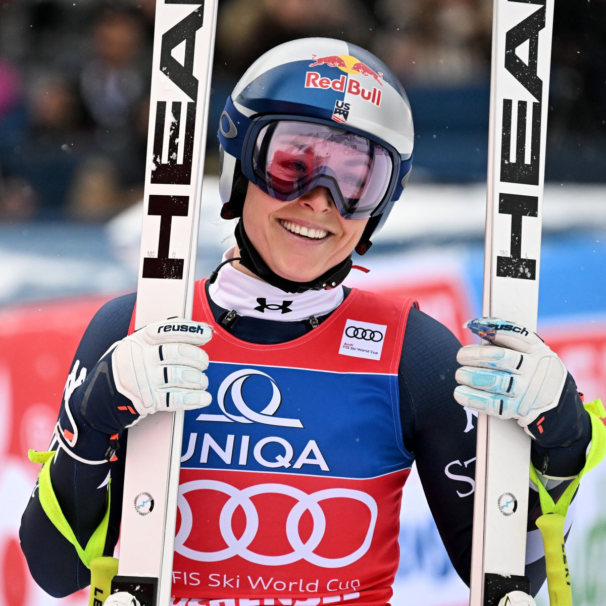 In bestechender Form: US-Skistar Lindsey Vonn. - Foto: Barbara Gindl/APA/dpa