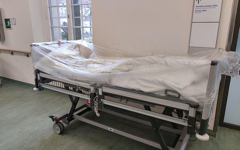 Krankenhausbett (Archiv) - Foto: via dts Nachrichtenagentur