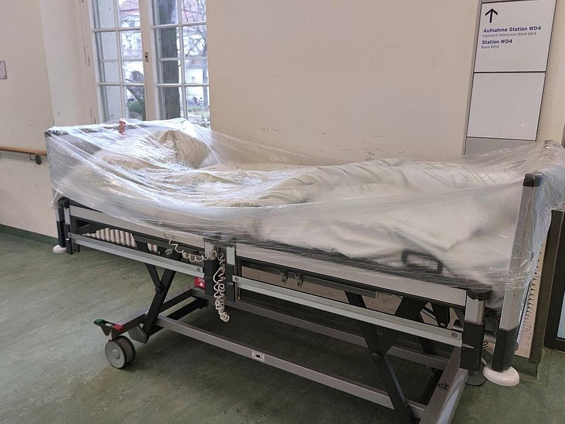 Krankenhausbett (Archiv) - Foto: via dts Nachrichtenagentur