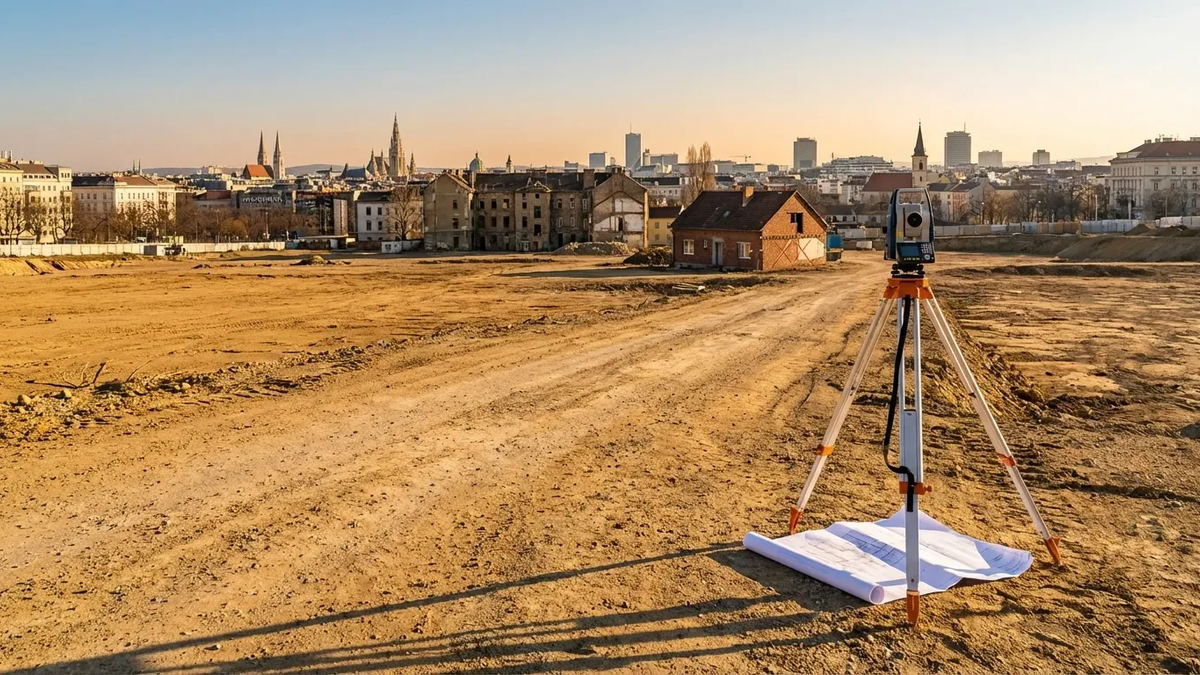 Döbling: Baugenehmigtes Großgrundstück für 3,4 Millionen Euro am Markt - Foto: über boerse-global.de