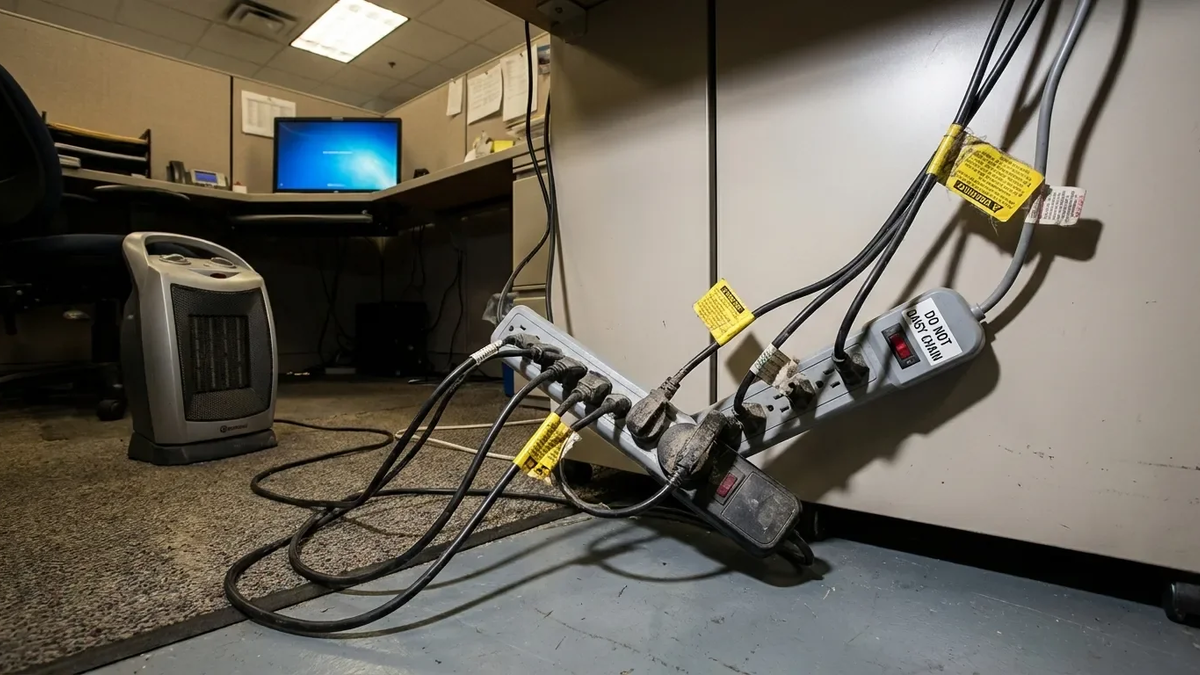 DGUV warnt vor Kabelbränden durch Mehrfachsteckdosen - Foto: über boerse-global.de