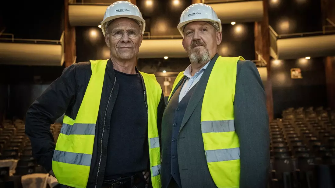 Sie ermitteln wieder: Ballauf (links) und Schenk.  - Bild: Thomas Kost/WDR/ARD/dpa