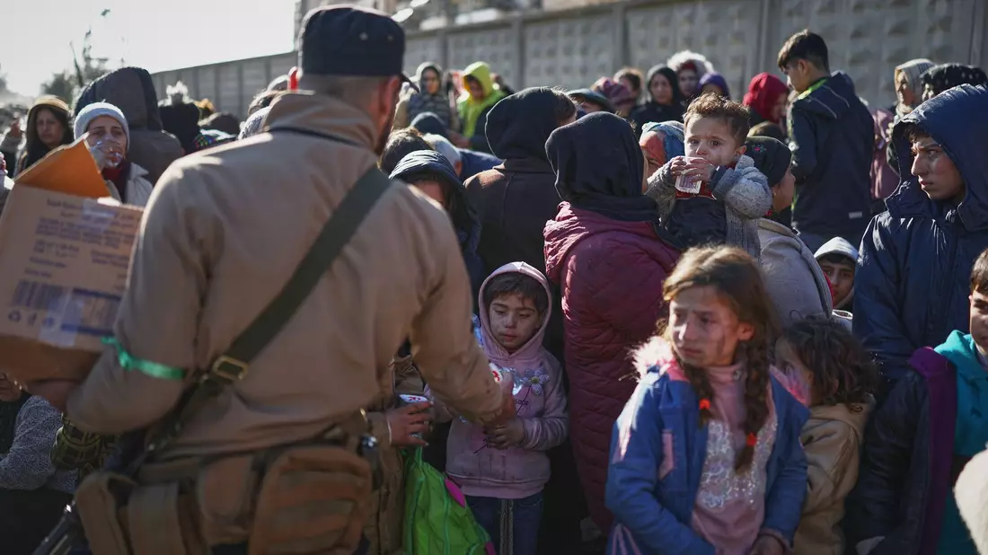 Zehntausende Menschen waren vor den Kämpfen geflohen.   - Bild: Ghaith Alsayed/AP/dpa