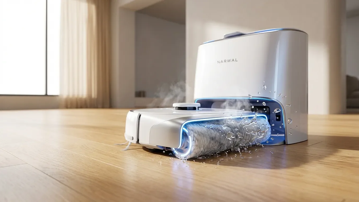 Narwal Flow 2: Der Roboter, der mit heißem Wasser wischt - Foto: über boerse-global.de