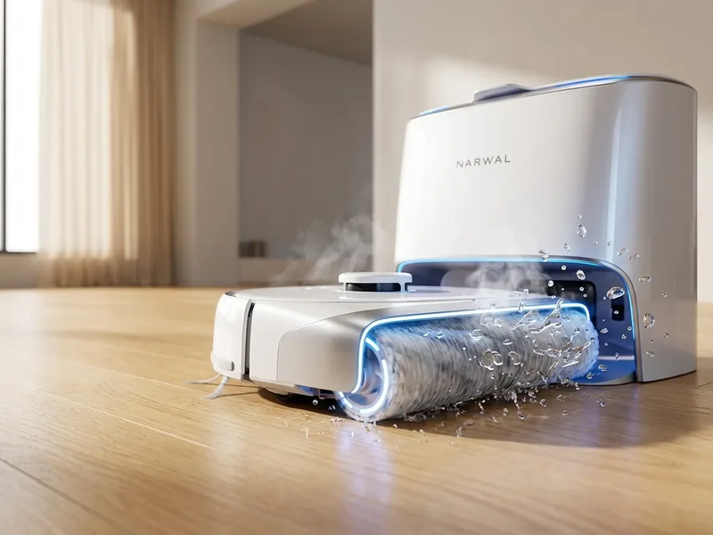 Narwal Flow 2: Der Roboter, der mit heißem Wasser wischt - Foto: über boerse-global.de