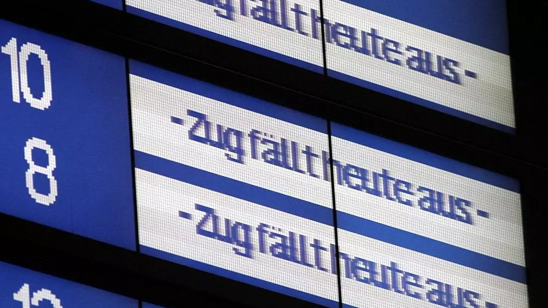 Zugausfälle bei der Bahn (Archiv) - Bild: via dts Nachrichtenagentur