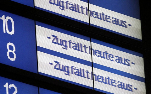 Zugausfälle bei der Bahn (Archiv) - Foto: via dts Nachrichtenagentur