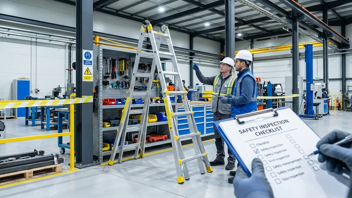 Leitern und Tritte: Neue Prüfwelle trifft deutsche Betriebe - Foto: über boerse-global.de