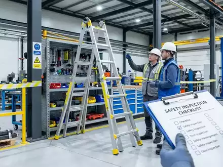 Leitern und Tritte: Neue Prüfwelle trifft deutsche Betriebe - Foto: über boerse-global.de