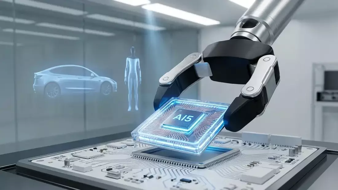 Tesla setzt auf eigene KI-Chips für Roboter und Robo-Taxis - Bild: über boerse-global.de