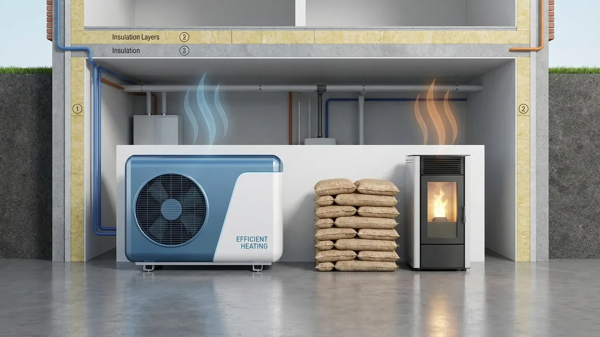 WKO-Studie: Pellets und Wärmepumpen schlagen fossile Heizungen klar - Foto: über boerse-global.de