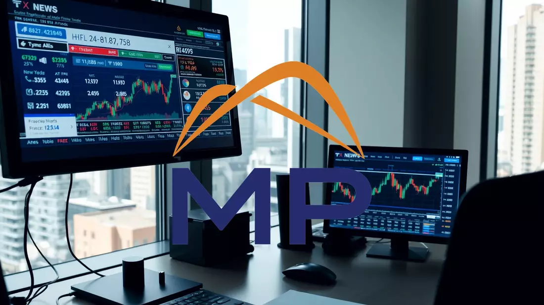 CEO Share Sale Tests MP Materials Rally Momentum Illustration mit AI erstellt übermittelt durch boerse-global.de