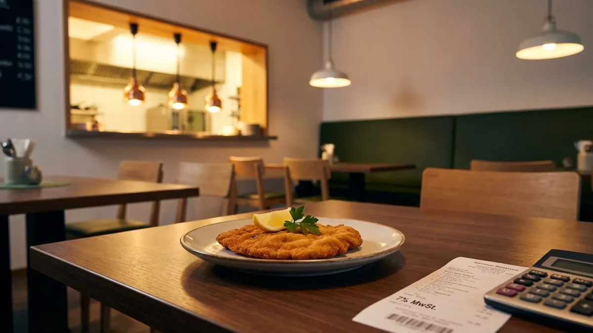 Steuer-Dauerlösung: Gastro zahlt dauerhaft nur 7 Prozent Mehrwertsteuer - Foto: über boerse-global.de