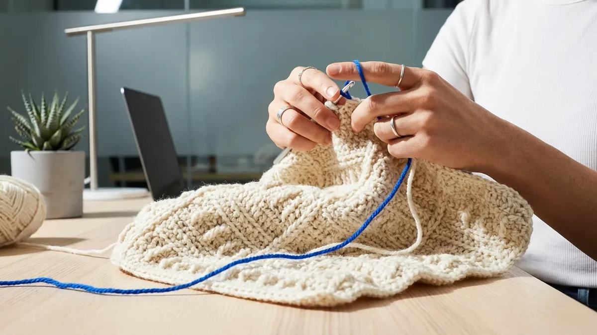 Stricken und Häkeln steigern Job-Leistung und verjüngen das Gehirn - Foto: über boerse-global.de