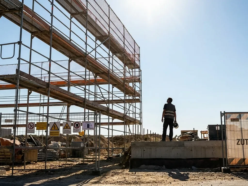 Sommerausfallgeld: Gerüstbauer erhalten erstmals Hitzefrei mit Lohnausgleich - Foto: über boerse-global.de