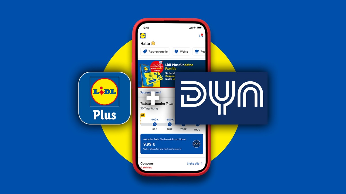 Lidl und Dyn starten Partnerschaft: Lidl Plus-Kunden erhalten Zugang zu Premium-Sport zum Vorteilspreis - Foto: presseportal.de