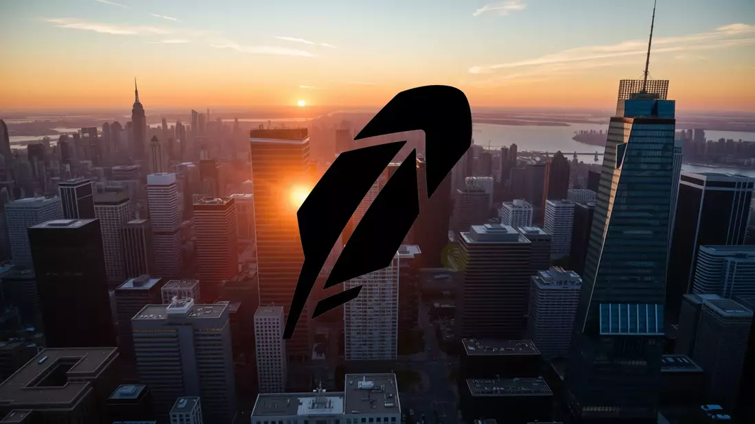Robinhood: La acción se enfrenta a un momento decisivo tras su espectacular avance Illustration mit AI erstellt übermittelt durch boerse-global.de