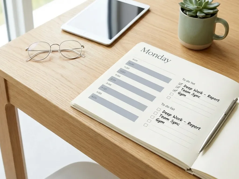 Wochenplanung: Das wirksamste Mittel gegen Stress - Foto: über boerse-global.de